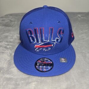 Buffalo Bills New Era Grade Trucker 9FIFTY Snapback Hat Cap - Royal New Men's